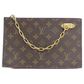 Louis Vuitton Monogram Chain Clutch M55646
