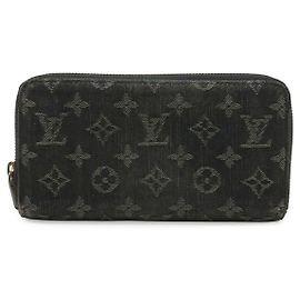 Portafoglio lungo Louis Vuitton Monogram Denim