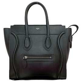 Céline Borsa a mano in pelle Celine Luggage Micro