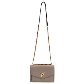 Borsa a tracolla Mylockme Louis Vuitton in pelle beige