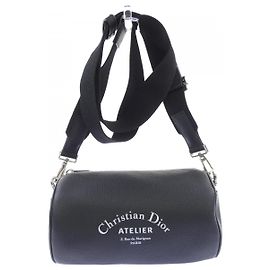 Borsa a tracolla Christian Dior in pelle nera