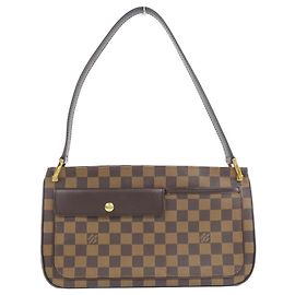 Borsa a tracolla Louis Vuitton in tela rivestita Damier Obargne