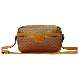 Mini borsa a tracolla in pelle Micro GG Gucci