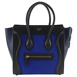 Borsa Celine Luggage Micro Shopper in pelle di vitello - Céline