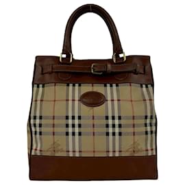Burberry Leder-Tote-Bag
