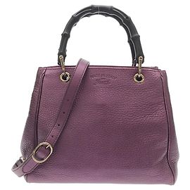Borsa a tracolla in pelle metallizzata Gucci
