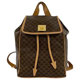 Celine Macadam Triomphe PVC Leather Backpack - Céline
