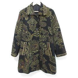 Autre Marque Abrigo LEONARD de mezcla de cachemira con motivo paisley barroco