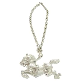 Hermes Cheval Horse Sterling Silver 925 Charm Keychain - Hermès