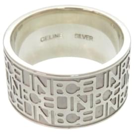 Celine Logo Band Ring aus 925 Silber - Céline