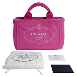 Prada Canapa Denim Tote Bag