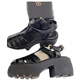 Sandali con platform nero Maje