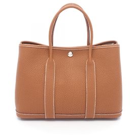 Hermès Borsa Tote Hermes Garden Party TPM Gold
