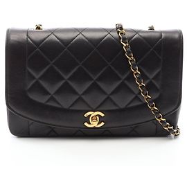 Borsa a Spalla Chanel Matelassé Diana Flap