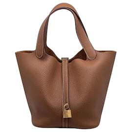 Borsa Picotin in pelle granulata - Hermès