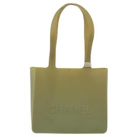Tote Chanel Vintage Logo in plastica