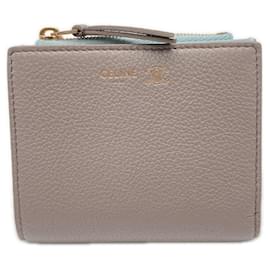 Celine Triomphe Stamp Compact Wallet - Céline