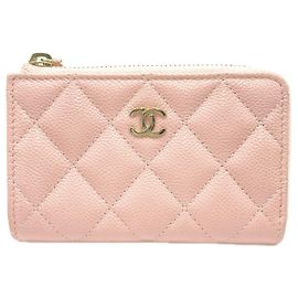 Monedero Matelassé Chanel en rosa