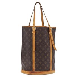 LOUIS VUITTON Borsa a Spalla Monogram Bucket GM M42236 LV Auth bs36218