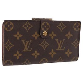 LOUIS VUITTON Portafoglio Clutch Monogram Continental T61217 LV Auth bs36126