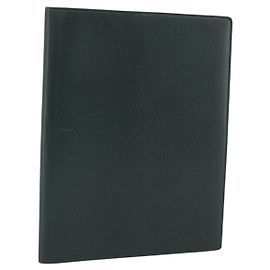 LOUIS VUITTON Taiga Agenda Bureau Day Planner Cover Epicea R20407 LV Auth 192213