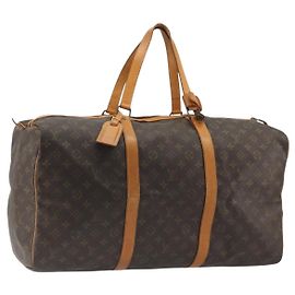 LOUIS VUITTON Monogram Sac Souple 55 Boston Bag M41622 LV Auth 189708A