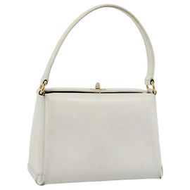Borsa GUCCI in Pelle Bianco Oro 000 406 0025 Auth ar14074