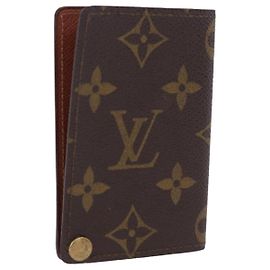 LOUIS VUITTON Monogram Porto Cartes Crdit Pression Card Case M60937 Auth BA14432