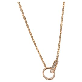 Collana Love in oro rosa e diamanti Cartier