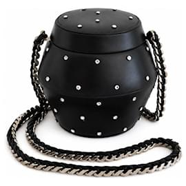 Borsa Pot decorata con cristalli Saint Laurent Runway Primavera 2014 – Hedi Slimane