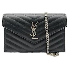 Portefeuille chaîne enveloppe Cassandra Yves Saint Laurent