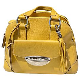 Lancel Borsa in pelle gialla