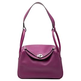 Hermès Borsa Hermes Lindy 26 in Anemone Purple