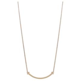 Pendente collana Tiffany T Smile Small Tiffany & Co. in oro rosa K18PG