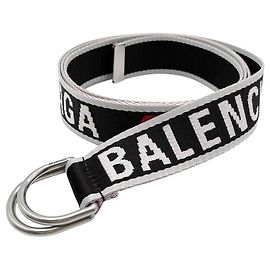 Cintura Balenciaga con passanti in fettuccia e fibbia a D