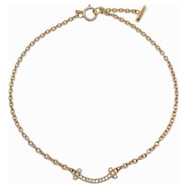 Bracciale charm Tiffany T Smile Mini con diamante Tiffany & Co.
