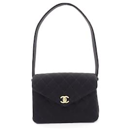 Borsa Chanel Matelassé in cotone nero