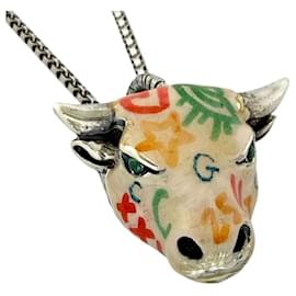 Collana Anger Forest Bullshead per uomo Gucci