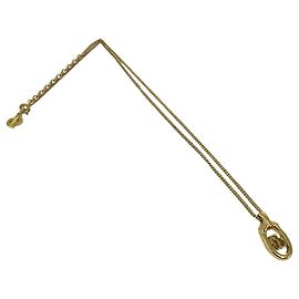 Collana con pendente Christian Dior placcata oro