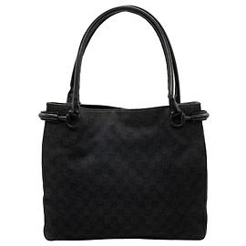 Borsa Tote Gucci GG Canvas nera