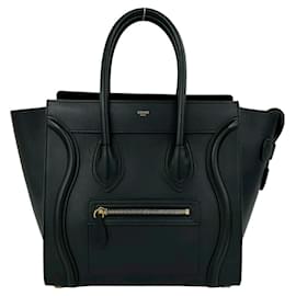 Céline Bolso Tote Celine Micro Logo de piel