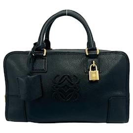 Borsa a mano in pelle Loewe Amazona 28 Anagram Logo