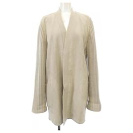 Hermès Langer Cardigan aus Kaschmir und Lammfell ME