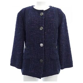 Chaqueta Chanel sin cuello