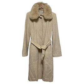 Autre Marque Cappotto ANAYI in angora Blue Fox