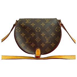 Borsa a tracolla Louis Vuitton Tambourin Monogram in pelle