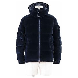 Chaqueta de plumón Moncler MAY de algodón de velours