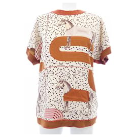 Hermès Hermes GARDE-ROBE POP Twillene Cashmere Silk Top