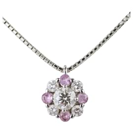 Collana con pendente Tasaki Au750 Diamond Sapphire
