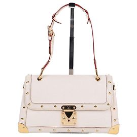 Borsa a Spalla Louis Vuitton Suhali Medium Bianca